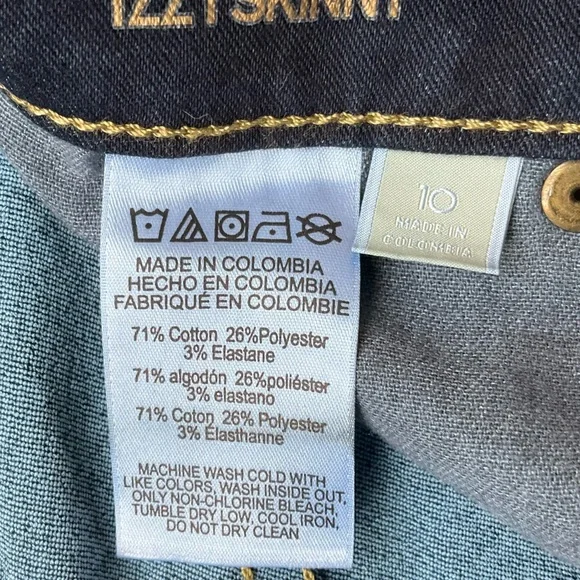 Michael Kors Izzy Skinny Dark Wash Stretch Jeans - Picture 12 of 13